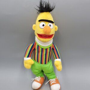 Sesame Street Place Bert Beanbag Plush Doll 12 inch Stuffed Animal Ernie Friend